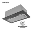 Kép 4/9 - Evido MOVE 60B beépíthető páraelszívó 60cm fekete CHB6MB.1