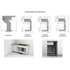 Kép 10/13 - Evido IV8DB.1 VENTO 80DB beépíthető indukciós főzőlap páraelszívóval 80cm