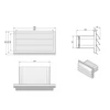 Kép 3/3 - Elica NIKOLATESLA szellőzőrács 222x89mm KIT0121009