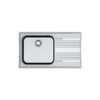 Kép 2/7 - Franke SMART SRX 611-86 LB nemesacél mosogató + ORBIT DOCCIA csap szett FR1301187