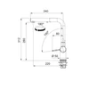 Kép 5/7 - Franke MARIS 2.0 MRG 610-52 TL  gránit mosogató + ACTIVE L DOCCIA csap matt fekete szett FR1301191