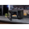 Kép 3/4 - Hisense H23MOBSD1H szabadonálló mikrohullámú sütő fekete 23L