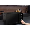 Kép 4/4 - Hisense H23MOBSD1H szabadonálló mikrohullámú sütő fekete 23L