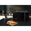 Kép 3/4 - Hisense H25MOBS7H szabadonálló mikrohullámú sütő fekete 25L