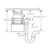 Kép 7/7 - Insinkerator Standard 460 konyhamalac pneumatikus kapcsolóval 80367T-ISE