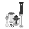 Kép 1/8 - KitchenAid Go 5KHBRV05BM vezeték nélküli botmixer szett kiegészítőkkel fekete akkumulátor nélkül