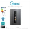 Kép 8/9 - Midea MDRF692FIE46 Francia ajtós szabadonálló hűtőszekrény inox MD0301008