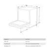 Kép 7/9 - Midea MDWTT0802MS-WF kompakt asztali mosogatógép 8 terítékes MD0203005