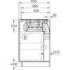 Kép 3/3 - Miele KMDA 7676-1 FL BlackPerfection 800 mm  Silence Motor
