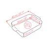 Kép 2/7 - Peugeot 60015 Appolia kerámiatál 40x26,5cm piros