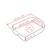 Kép 3/6 - Peugeot 60091 Appolia kerámiatál 25x16,5cm piros
