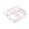 Kép 8/9 - Peugeot 61142 Appolia kerámiatál 22x13,5cm piros