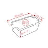 Kép 4/5 - Peugeot 61708 Appolia kerámiatál 20x11 cm pástétomos piros