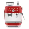 Kép 1/12 - Smeg EGF03RDEU őrlővel kombinált espresso kávéfőző retro piros