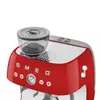 Kép 8/12 - Smeg EGF03RDEU őrlővel kombinált espresso kávéfőző retro piros