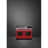 Kép 4/8 - Smeg CPF120IGMPR Portofino kombinált tűzhely piros 120cm