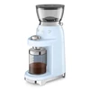 Kép 1/3 - Smeg CGF03PBEU félprofesszionális kávédaráló retro 150W világoskék