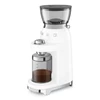 Kép 1/5 - Smeg CGF03WHEU félprofesszionális kávédaráló retro 150W fehér