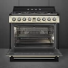 Kép 4/11 - Smeg TR90GMP tűzhely Victoria design 90cm 1 sütőtér gázlap bézs