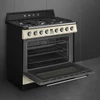 Kép 5/11 - Smeg TR90GMP tűzhely Victoria design 90cm 1 sütőtér gázlap bézs