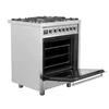 Kép 3/6 - Smeg C7GPX9 Classica kombinált tűzhely inox 70cm
