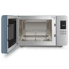 Kép 6/7 - Smeg MOC01SBMEU szabadonálló mikrohullámú sütő Collezione 29L matt viharkék