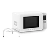 Kép 7/9 - Smeg MOC01WHMEU szabadonálló mikrohullámú sütő Collezione 29L matt fehér
