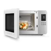 Kép 8/9 - Smeg MOC01WHMEU szabadonálló mikrohullámú sütő Collezione 29L matt fehér