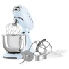 Kép 3/3 - Smeg SMF05PBEU retro konyhai robotgép világoskék test és talp