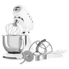 Kép 2/3 - Smeg SMF05WHEU retro konyhai robotgép fehér test és talp