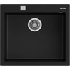 Kép 1/4 - Teka ForSquare 50.40 TG egymedencés gránit mosogató metál fekete 115230005