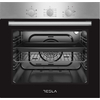 Kép 2/9 - Tesla BO600SX beépíthető sütő mechanikus óra inox