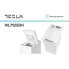 Kép 8/9 - Tesla WL71292M felültöltős mosógép inverteres 7,5 kg 1200f/p