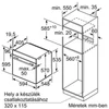 Kép 6/6 - Bosch HBA554EB0 Beépíthető Elektromos Sütő