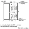 Kép 7/8 - Bosch KIV86VSE0 beépíthető alulfagyasztós hűtőszekrény 178cm Serie4