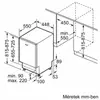 Kép 11/12 - Bosch SPV4EMX24E teljesen beépíthető mosogatógép Serie4