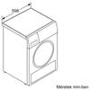 Kép 17/18 - Bosch WQG243DNBY hőszivattyús szárítógép 9kg fekete ajtó Serie6