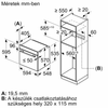 Kép 10/11 - Bosch HBA573BA0 beépíthető sütő fekete pirolítikus Serie4