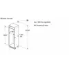 Kép 10/12 - Bosch KIN96VFD0 beépíthető alulfagyasztós hűtőszekrény NoFrost lapos zsanér 194x54x55cm Serie4