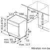 Kép 12/13 - Bosch SMU4EVS08E aláépíthető mosogatógép nemesacél 60cm Serie4