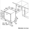 Kép 8/9 - Bosch SMV2HVX02E teljesen beépíthető mosogatógép Serie2