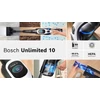 Kép 9/13 - Bosch BCS1041WAC vezeték nélküli porszívó Unlimited 10 MicroClean fehér