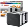 Kép 3/13 - Bosch TAT7S45 kenyérpirító 4 szeletes grafit