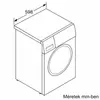 Kép 10/11 - Bosch WGG244Z9BY elöltöltős mosógép fehér-inox ajtó 9kg 1400f/p Serie6