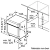 Kép 13/14 - Bosch SMI2HVS06E beépíthető mosogatógép nemesacél Serie2