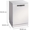 Kép 7/14 - Bosch SMS4HVW14E szabadonálló mosogatógép fehér 60cm Serie4