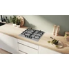 Kép 2/7 - Bosch PGP6B5K60 beépíthető gázfőzőlap nemesacél 60cm Serie4