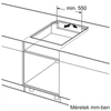 Kép 14/15 - Bosch PVQ61CHB1E beépíthető indukciós főzőlap Matt Design felület 60cm Serie6