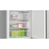 Kép 8/16 - Bosch KGN492IAF szabadonálló alulfagyasztós hűtő nemesacél Total NoFrost 203x70x67cm Serie4