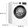 Kép 6/12 - Bosch WGG244F3BY elöltöltős mosógép i-DOS fekete ajtó 9kg 1400f/p Serie6